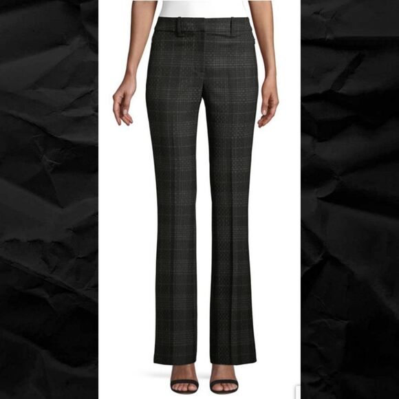 Elie Tahari Anna Shadow Plaid Pants - EUC - Picture 1 of 7
